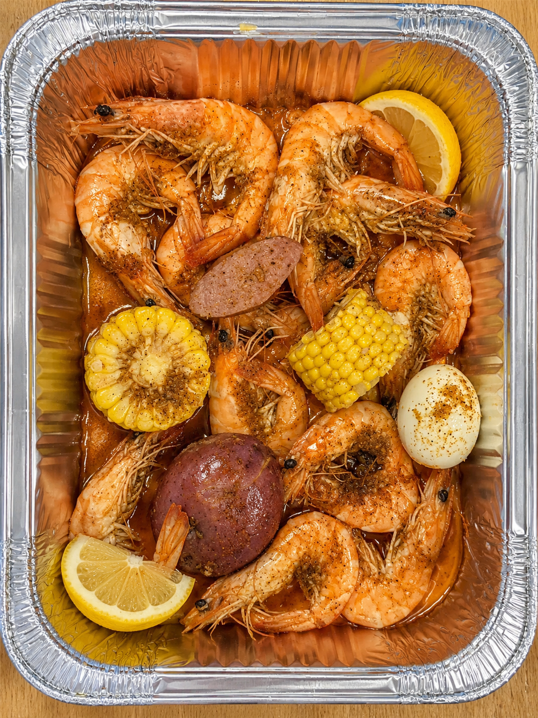 Shrimp Boil at Union Seafood, Seafood Restaurant in Troy
